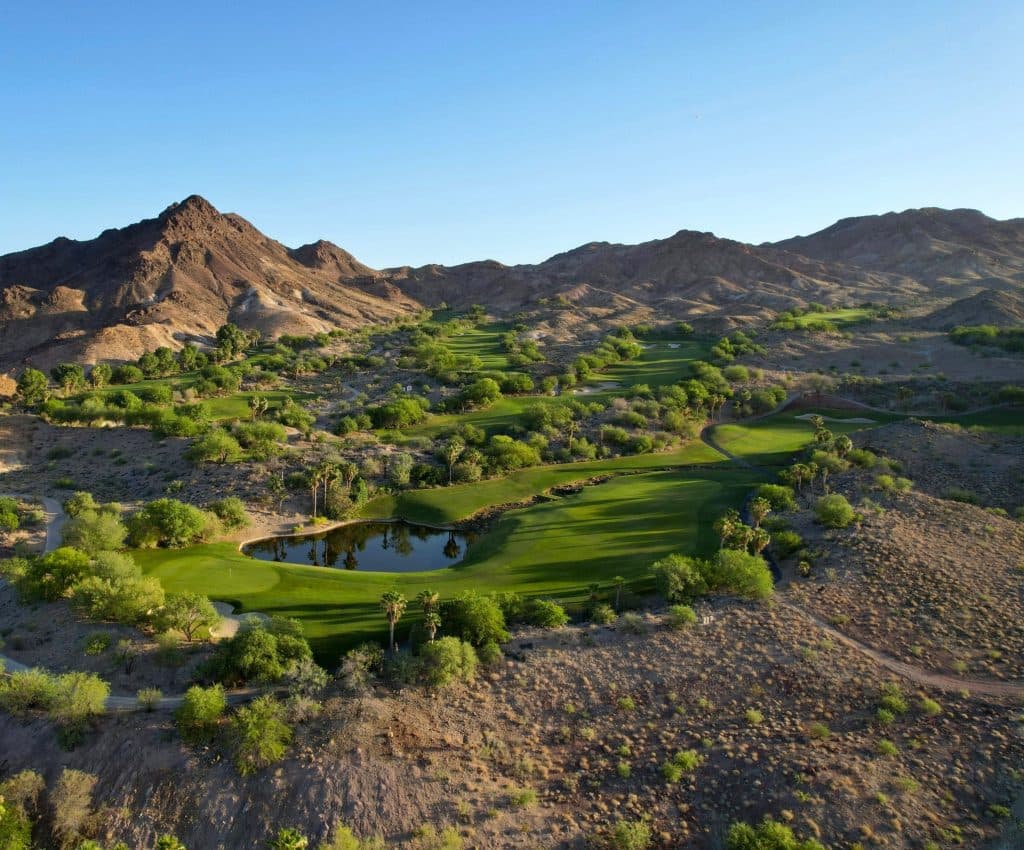 Cascata Golf Club — Boulder City foothills, Rees Jones design, clubhouse and desert terrain.
