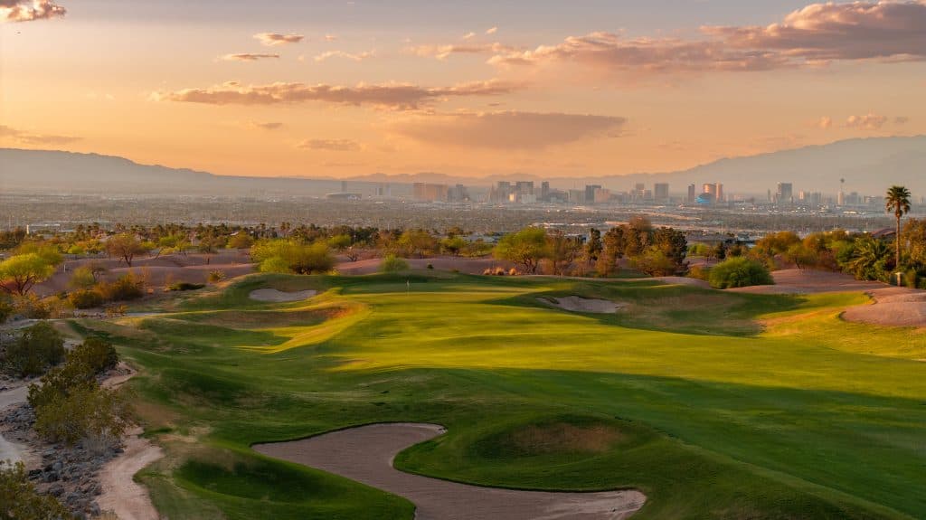 Serket Golf Club — elevated Henderson desert golf with city views.